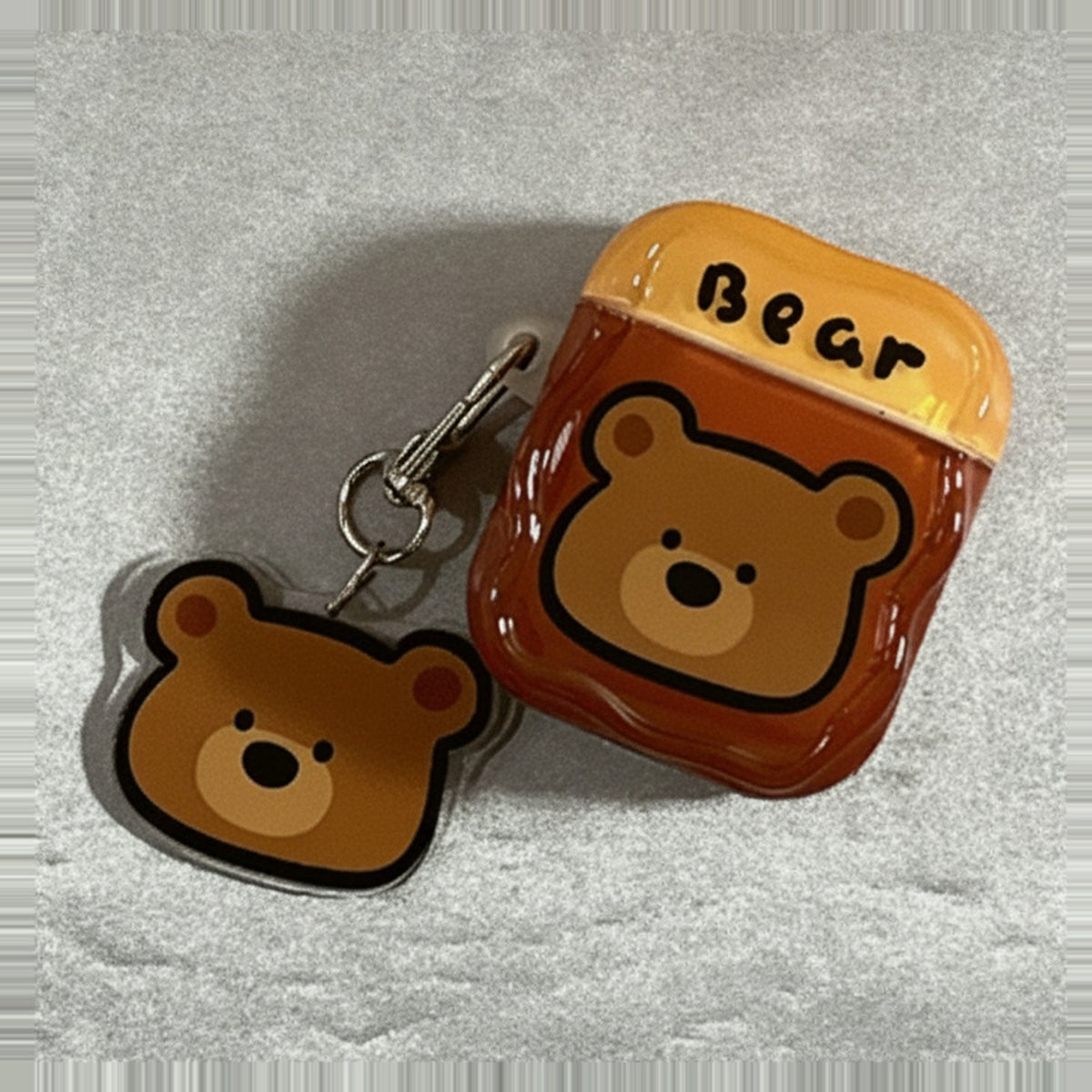 Bear Honey Pot AirPods Case - Brown (for AirPods 3)