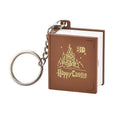 3D Pop Up Book Keychain Creative Gift Bookmark Charm - Brown