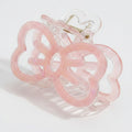 Butterfly Acrylic Hair Claw Clip - Rainbow Pink 8.9cm – hair accessories (view 1)