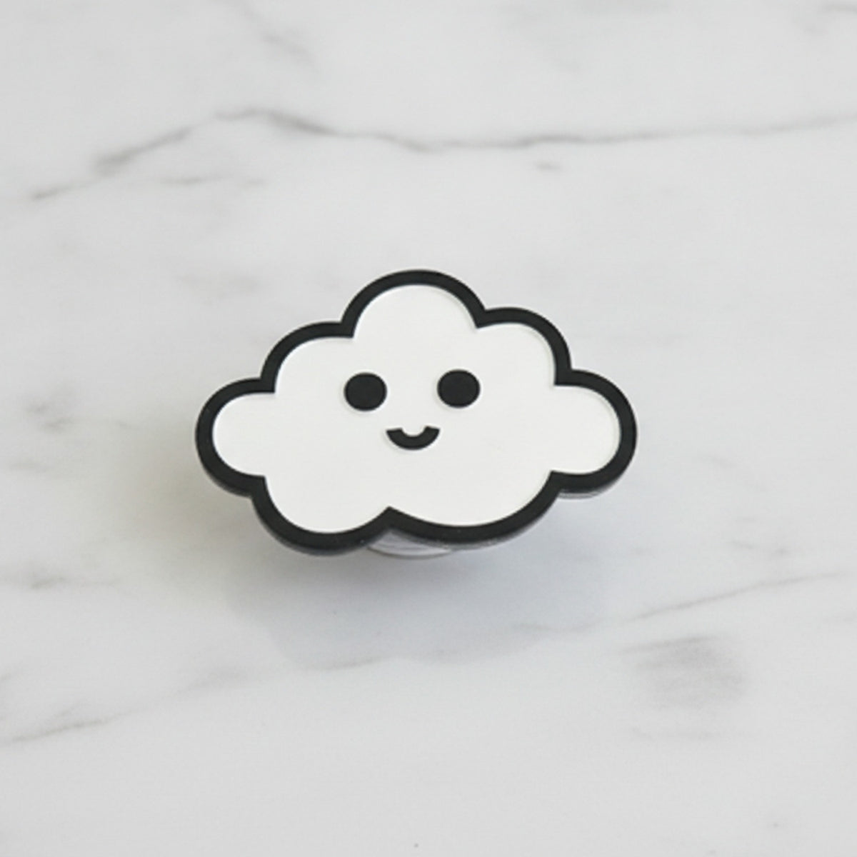 Happy Cloud Phone Grip - Black