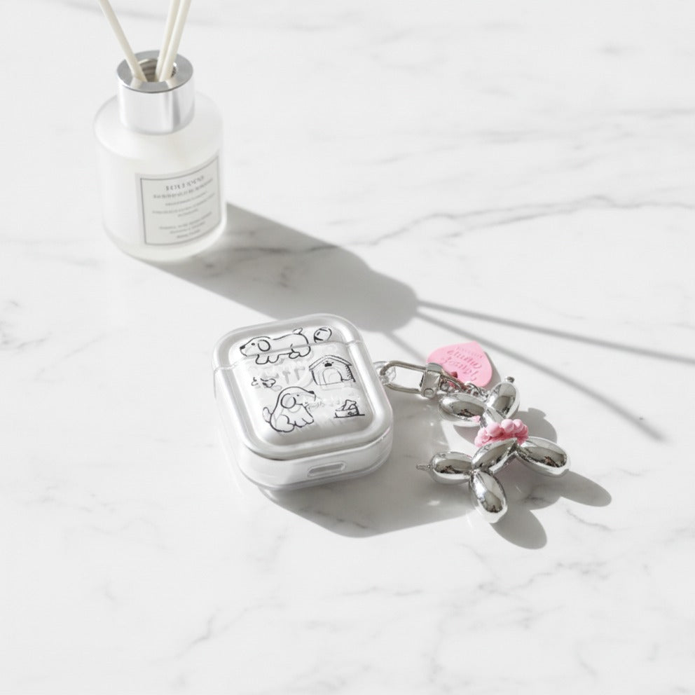 Balloon Pup Earbud Case Charm - Single Pup (for AirPods 3)