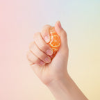Fruit Smoothie Squishy Ball - Kiwi - squeeze in hand