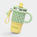 Tumbler With Handle - Lemon Green + Ceramic Liner – novelty & toys (view 1)