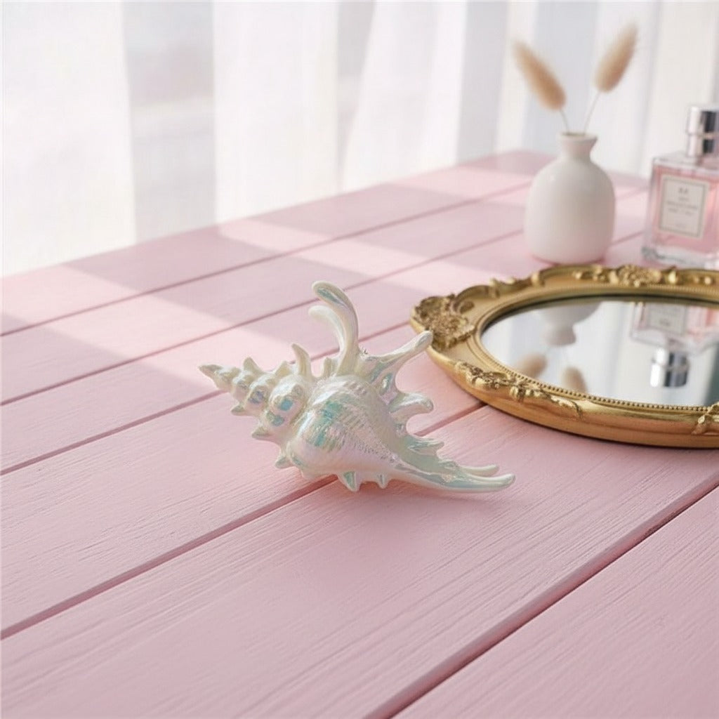 Shell Claw Hair Clip - Yellow