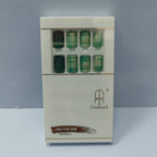 Nail Dress Press-On Nail Set - Forest Green Plaid