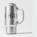 Insulated Tumbler Cup With Handle - Moonlight Silver + Handle 1000ml – novelty & toys (view 1)