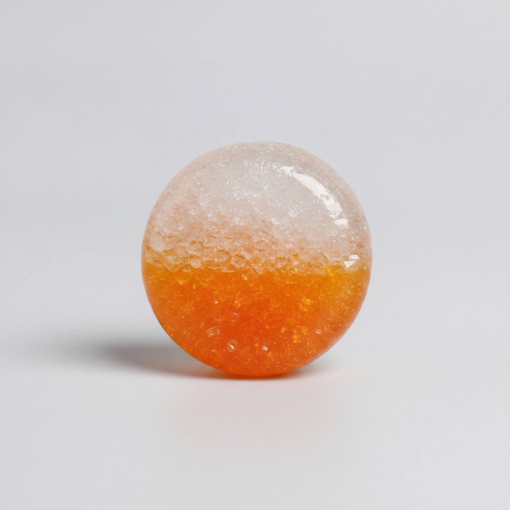 Sparkly Squishy Ball - Orange