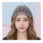 Lace Padded Headband - Gray