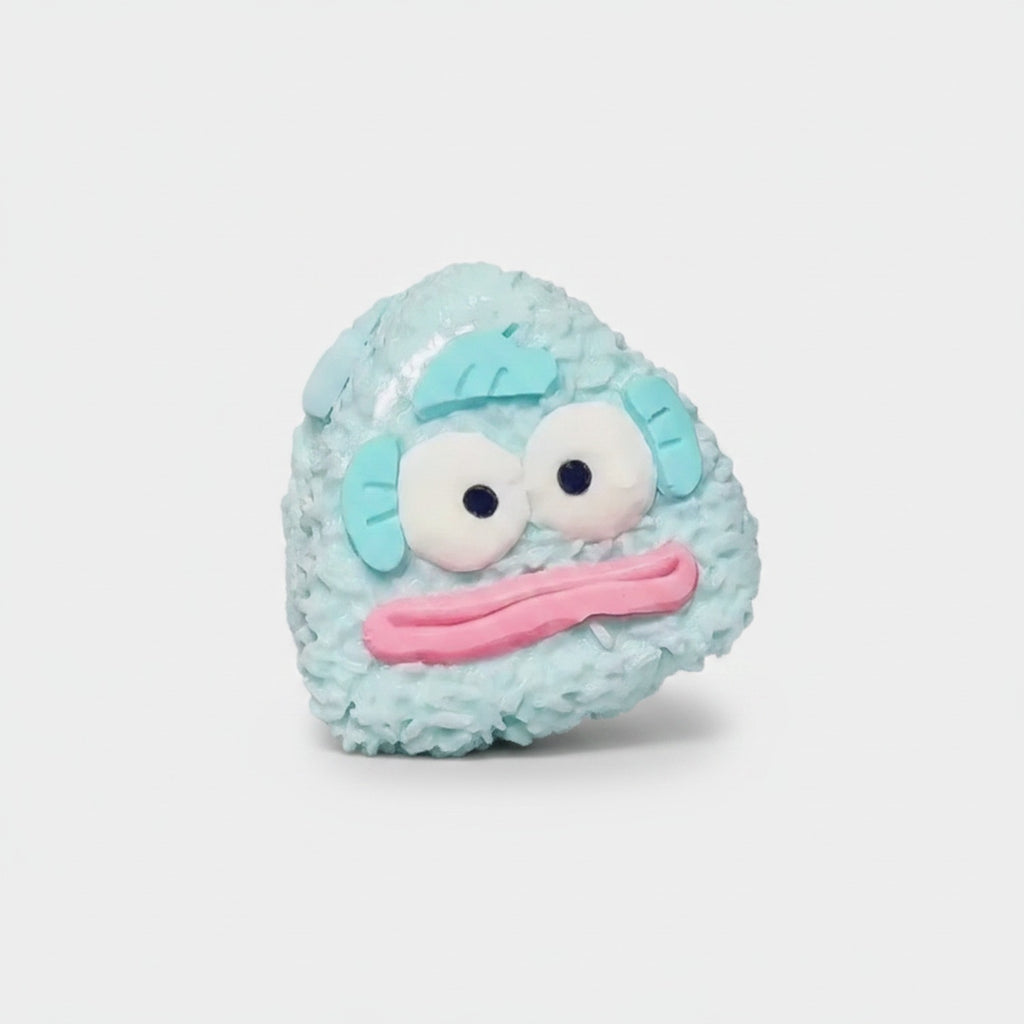 Puffy Character Plush Buddy Mint Blue