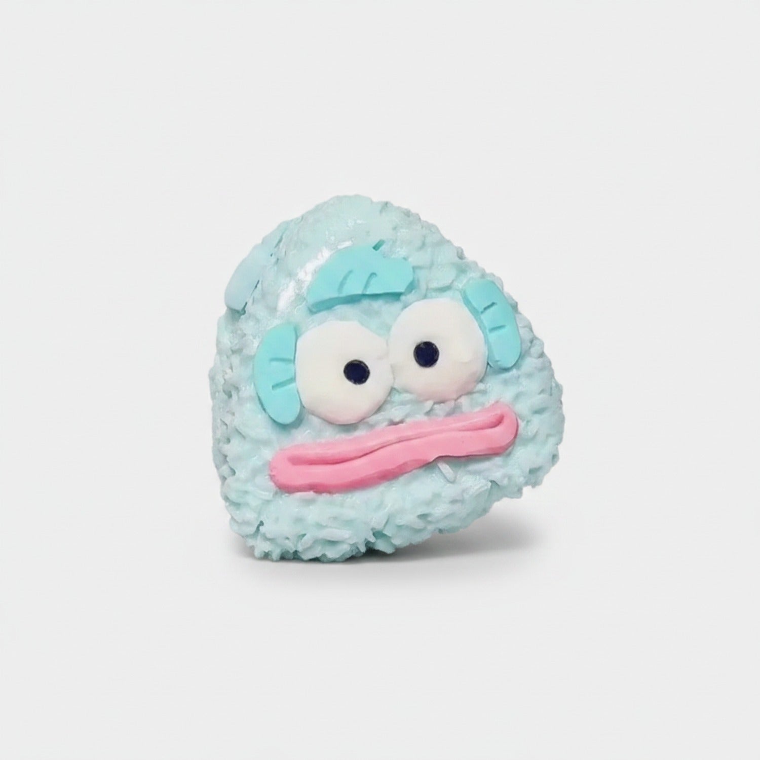 Puffy Character Plush Buddy Mint Blue
