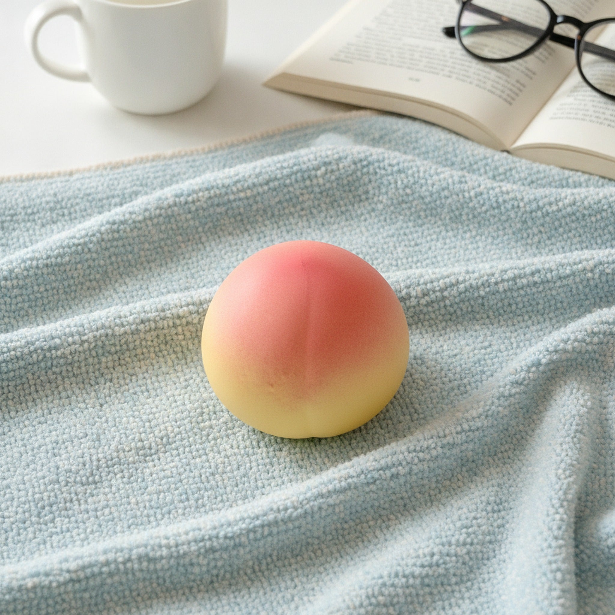 Peachy Keen Squishy Toy - Yellow