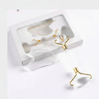 Jade Roller Beauty Set Gold Bow Handle – Korean beauty tool (view 1)