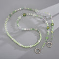 Beaded Phone Charm Strap - Green