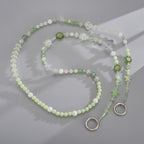 Beaded Phone Charm Strap - Green