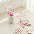 Customizable Bead Pen & Charm Set - Pink Ribbon