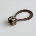 Bubble Gem Hair Tie - Leopard