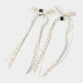 Polka Dot Ribbon Hair Bow Clips Set – hair accessories (view 1)