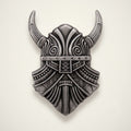 Fantasy Viking Dwarf Helmet Pin – jewelry (view 1)
