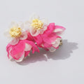 Pom Pom Petal Drop Earrings - Type 9
