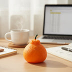 Squishy Pear Fruit Toy - Orange