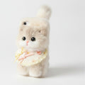 Fluffy Cat Charm DIY Kit - White