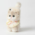 Fluffy Cat Charm DIY Kit - White