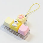 Cute Pup Light-Up Keychain - Yellow