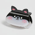 Cat Ear Hair Claw Clip - Black Corgi 7.8cm – hair accessories (view 1)