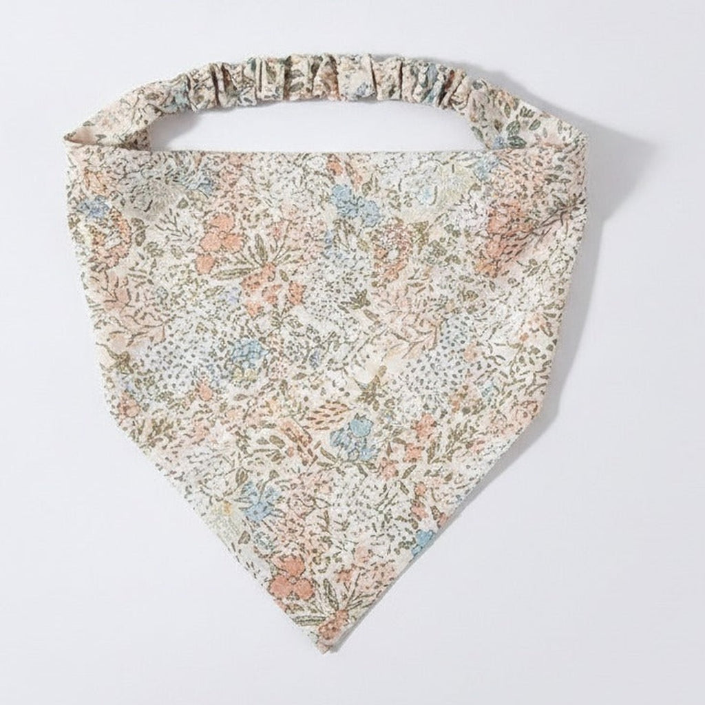 Padded Floral Headband - Mauve Floral
