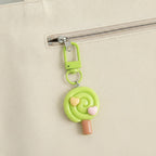 Lollipop Charm Keychain - Green