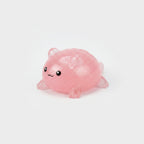 Sparkly Squishy Salamander Charm - Pink