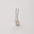 Pearl Hair Pin Set - Coffee & White Pearl