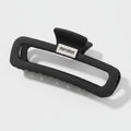 Minimalist Hair Claw Clip - Black Base Mini Rectangle Claw Clip – hair accessories (view 1)