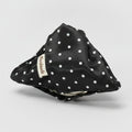 Black Polka Dot Velvet Hair Claw Clip – hair accessories (view 1)