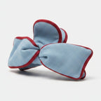 Light Blue Ribbon Bow Hair Claw Clip – hair accessories (view 1)