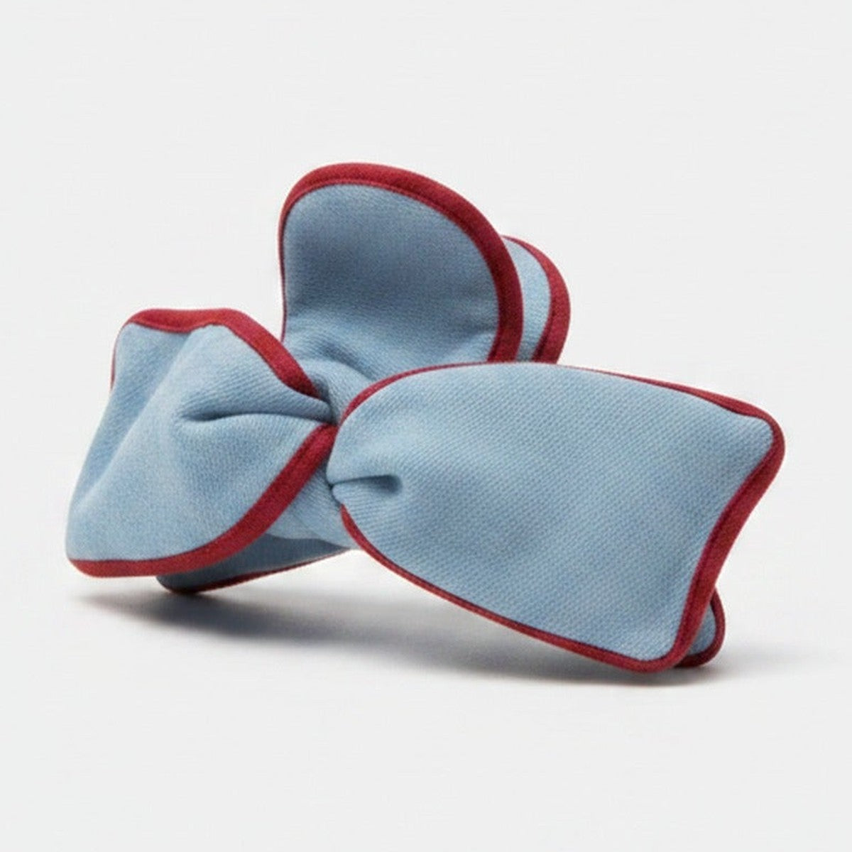 Light Blue Ribbon Bow Hair Claw Clip – hair accessories (view 1)