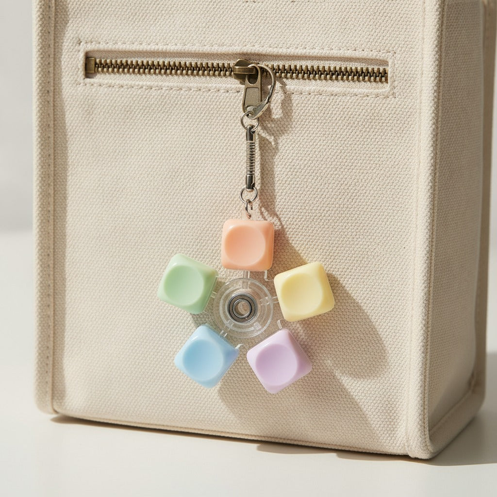 Pastel Pop Fidget Keychain - Pastel Candy
