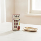 Glossy Press-On Nail Set - Burgundy