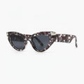 Marble Cat Eye Sunglasses with Silver Accents – eyewear (view 1)