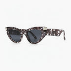 Marble Cat Eye Sunglasses with Silver Accents – eyewear (view 1)