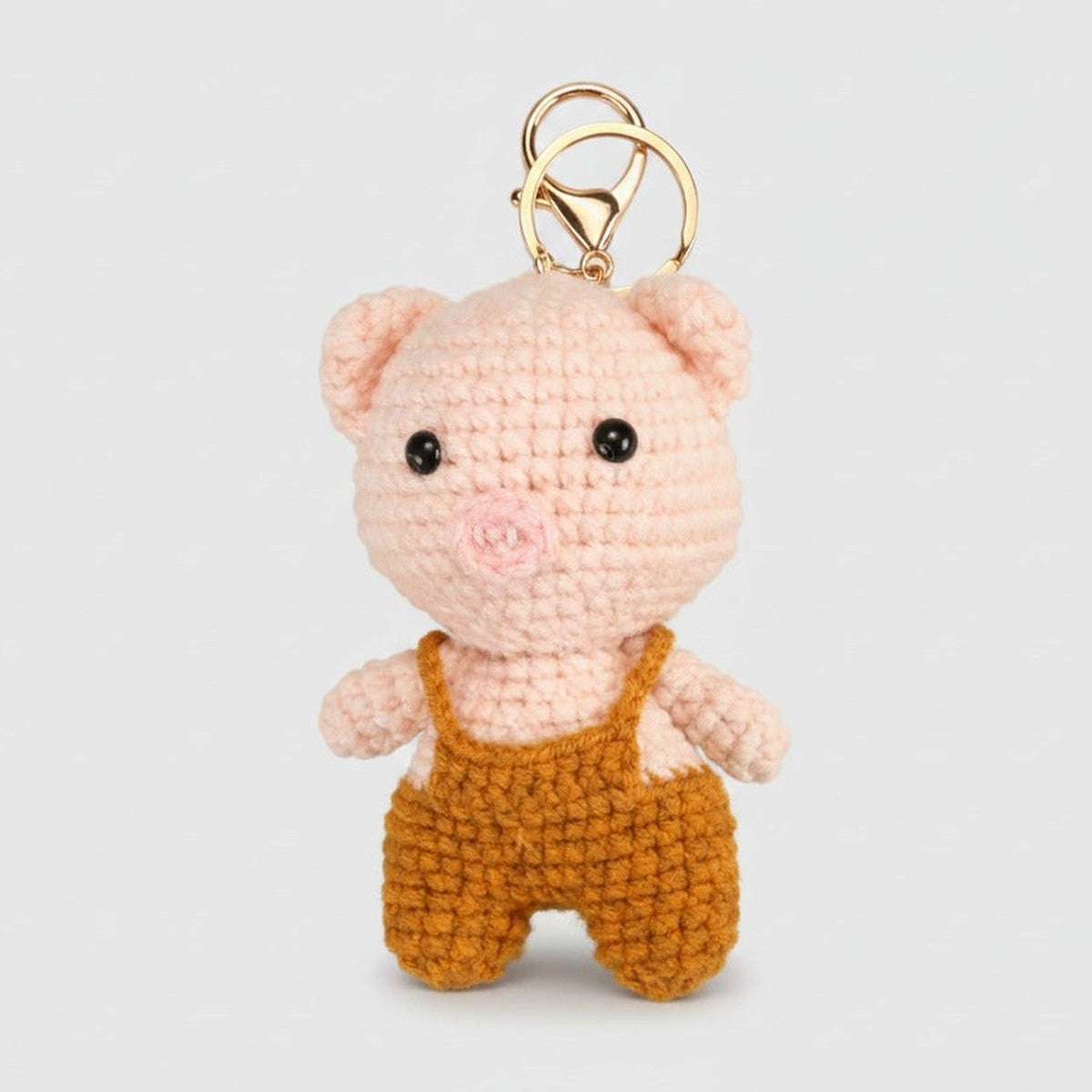Mini Crochet Keychain DIY Kit - Pig