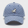 Cap With Horse Emblem - Blue – apparel accessories (view 1)