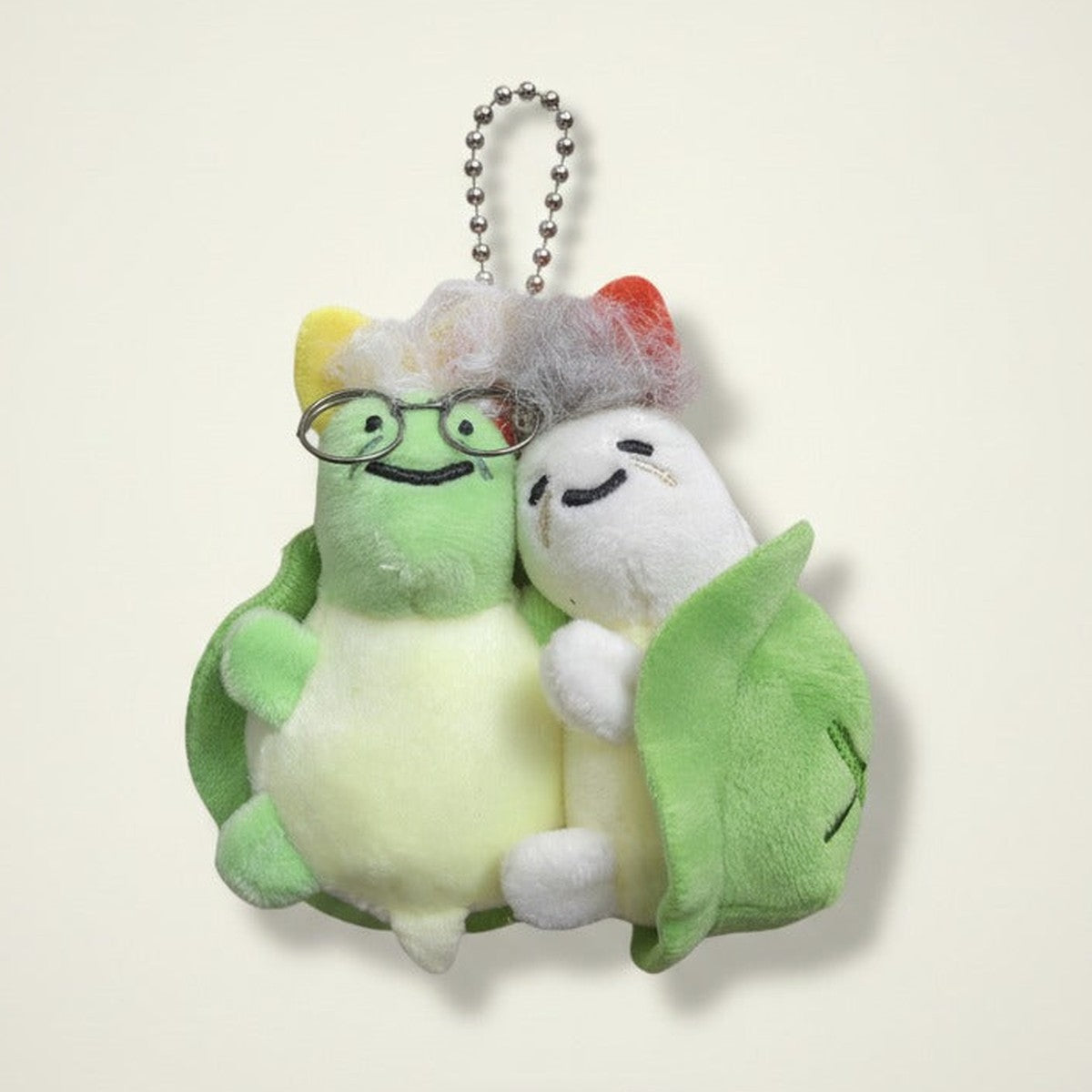 Cute Hugging Plush Couple Keychain – novelty & toys (view 1)