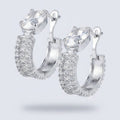 Textured Chunky Huggie Earrings - Jianyou Accessories 2 – jewelry (view 1)