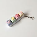 Mini Paw Pad Keychain - White Macaron Mix