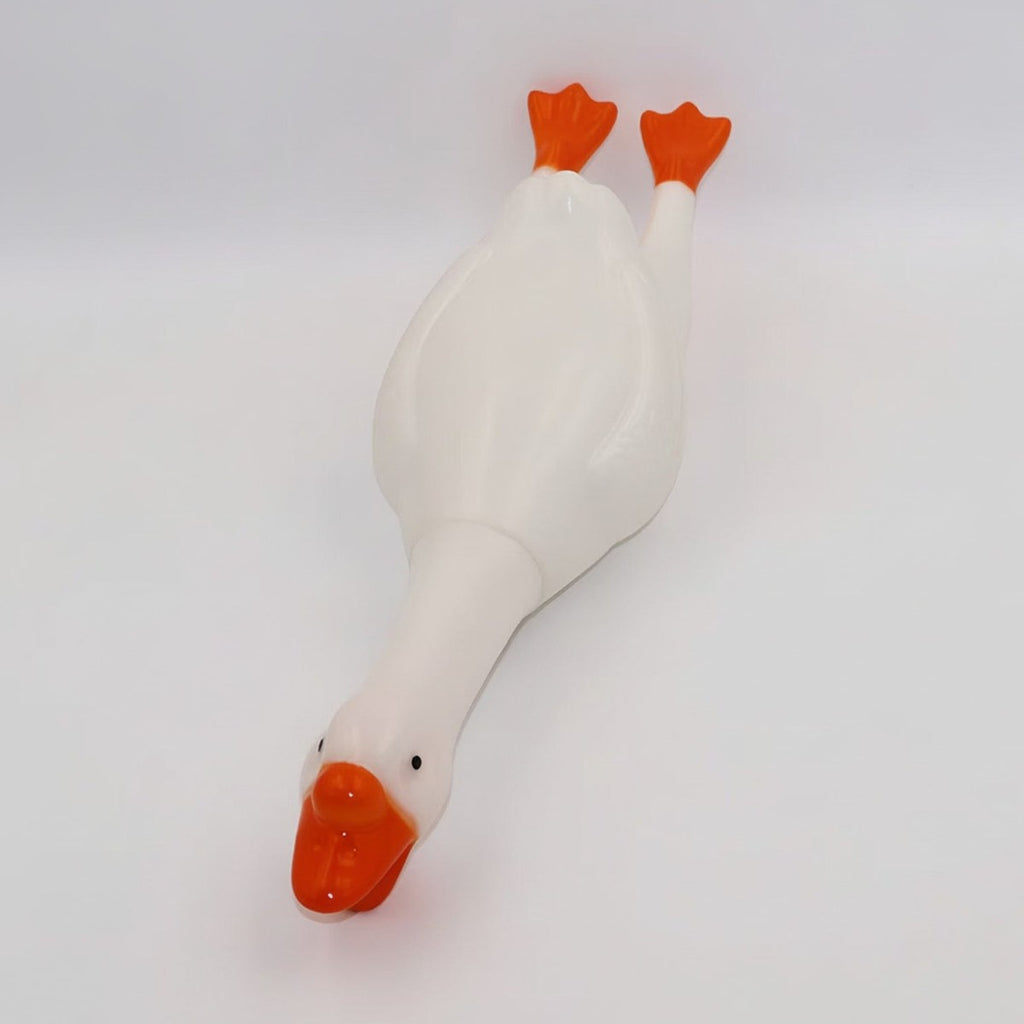 Large Screaming Goose Stress Relief Squeeze Toy - White