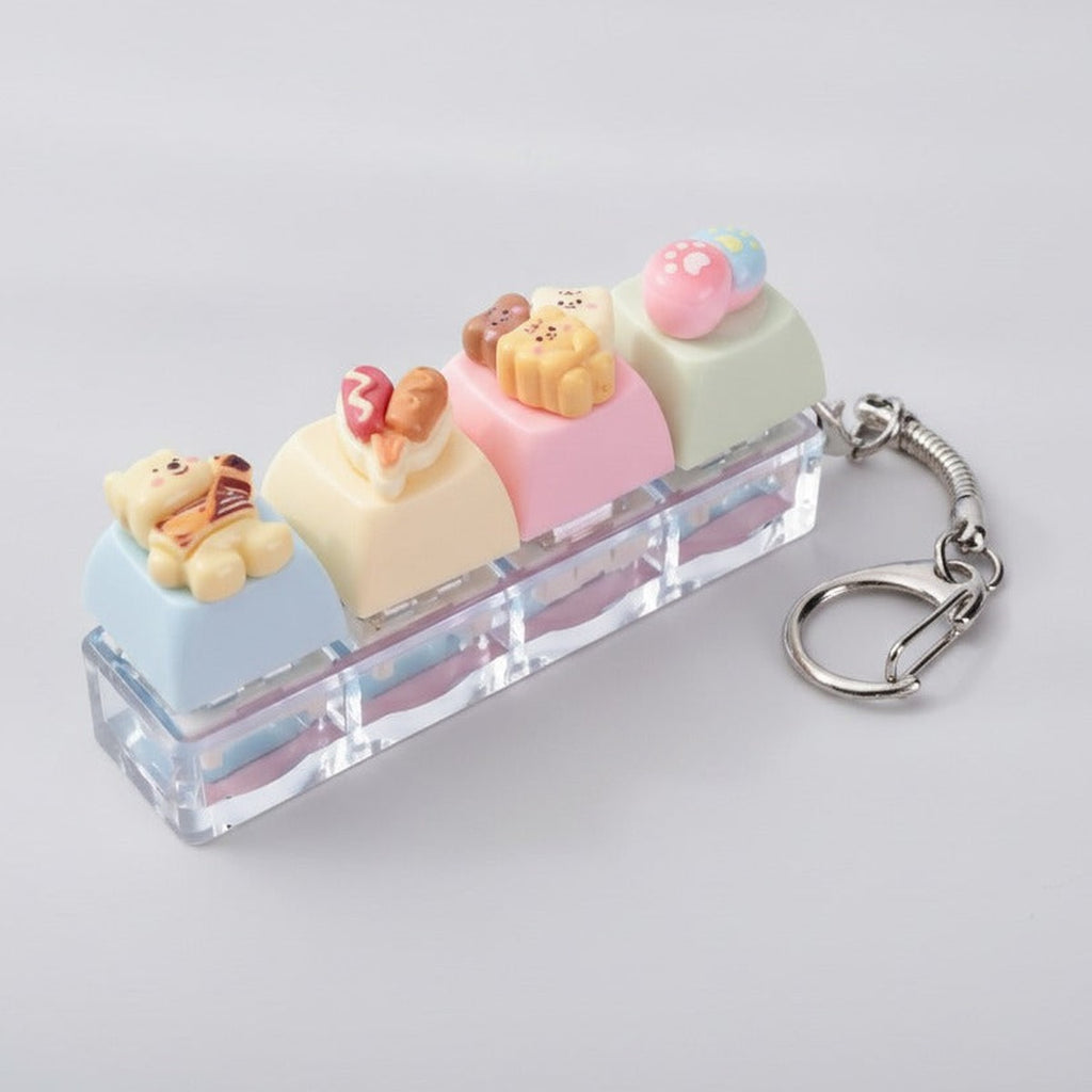 Miniature Dessert Keychain Charm - Bear Paws
