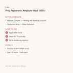 SNP Prep Peptaronic Ampoule Mask (10EA) – sheet mask (view 2)