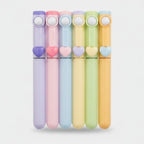 Pastel Heart Charm Pen Set Pastel Rainbow Hearts