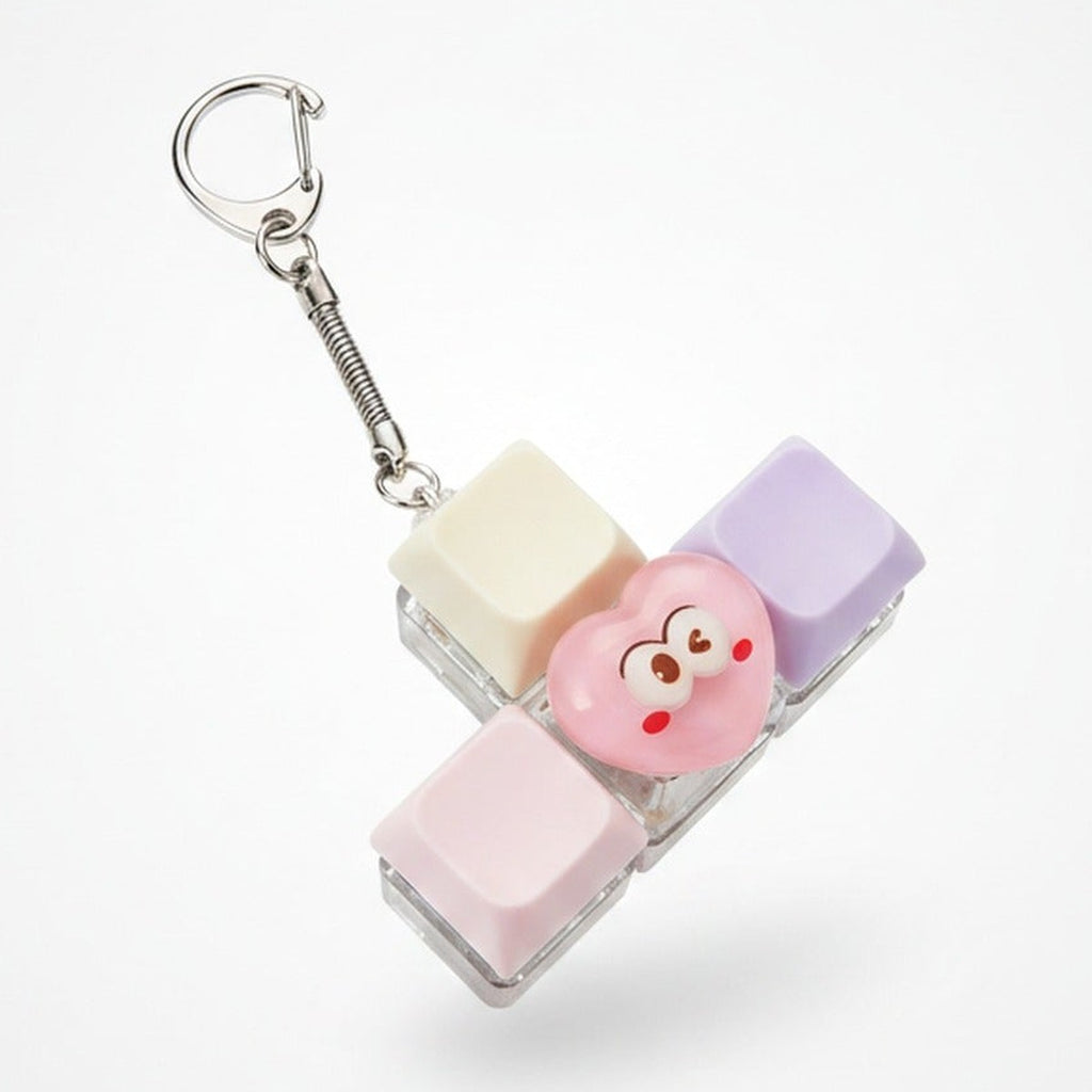 Smiley Face Keychain With Blocks - Type 1